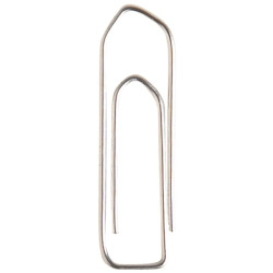 Boîte de 100 trombones 25mm bout chevron