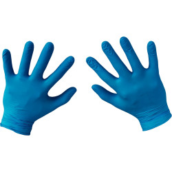 Boite de 100 gants en nitrile non poudré taille M
