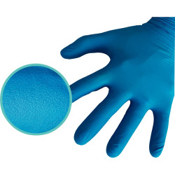 Boite de 100 gants en nitrile non poudré taille M