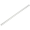 Boîte de 100 reliures plastiques couleur Ø 12mm blanc