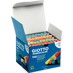 Boîte de 100 craies Robercolor assortis