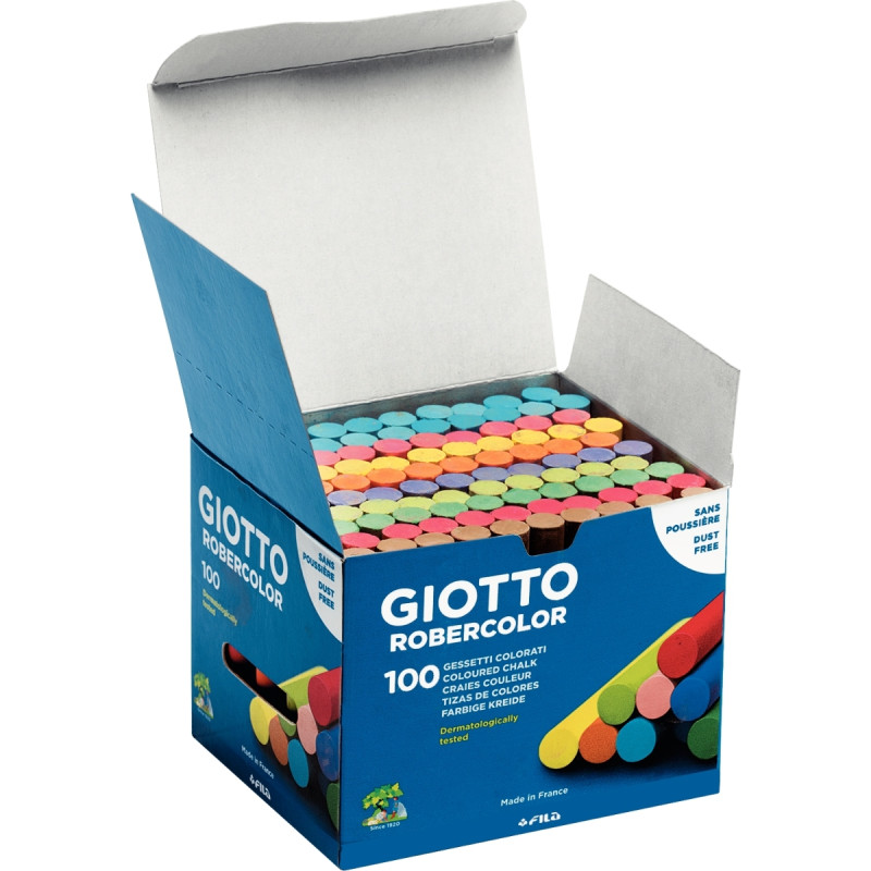 Boîte de 100 craies Robercolor assortis