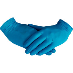 Boite de 100 gants en nitrile non poudré taille M