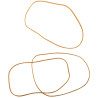 Boîte de 100g de bracelets blonds 150mm