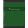 Cahier à reliure intégrale 100 pages CONQUERANT, format 17x22 cm, quad