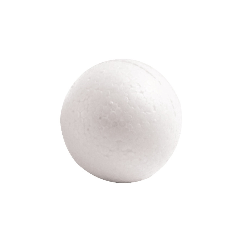 Lot de 10 boules en styropor, diamètre 3,5 cm