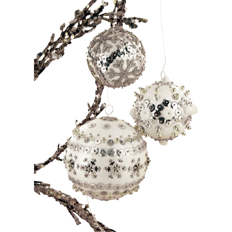 Lot de 10 boules en styropor, diamètre 3,5 cm