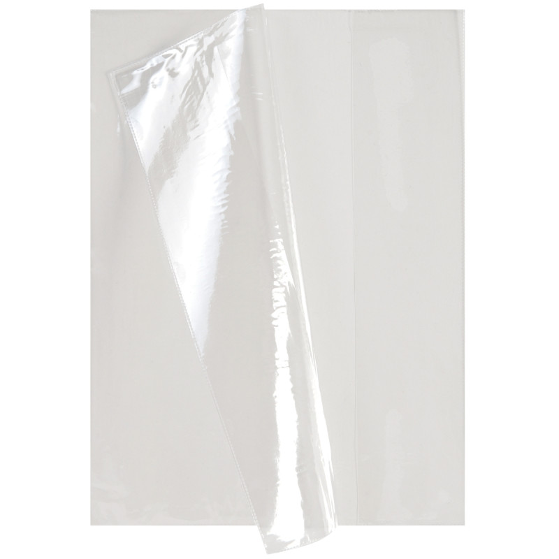Paquet de 10 protège-cahiers en PVC 15/100ème, pour format A4, incolor