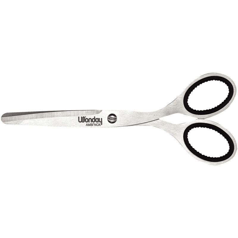 Ciseaux en acier inoxydable bouts ronds 17cm