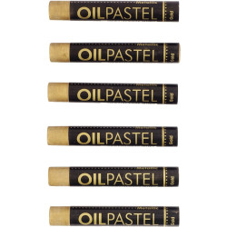 Boîte de 6 pastels huile or 11mm