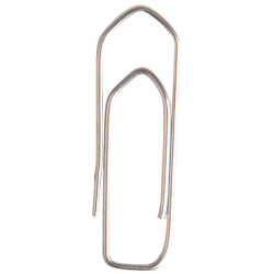 Boîte de 1000 trombones 30mm bout chevron