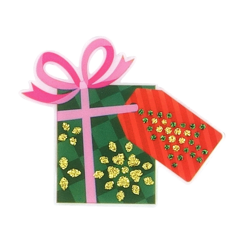 Pochette de 153 stickers avec strass pailletés thème Noël