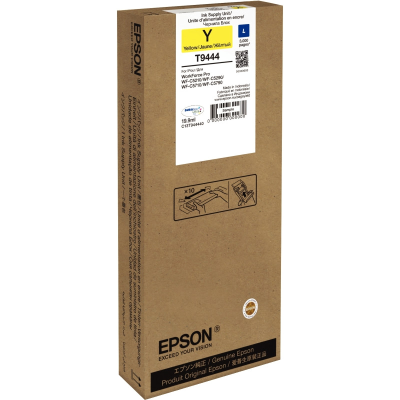 Epson T944440 cartouche jet d'encre jaune haute capacité authentique
