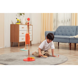 Kit de nettoyage en bois, 6 pièces
