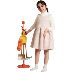Kit de nettoyage en bois, 6 pièces