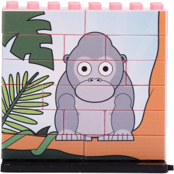 Lot de 6 puzzles UP 14 pièces, les animaux de la savane