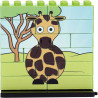 Lot de 6 puzzles UP 14 pièces, les animaux de la savane