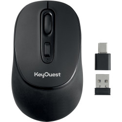 Souris sans fil hybride KeyOuest couleur noir