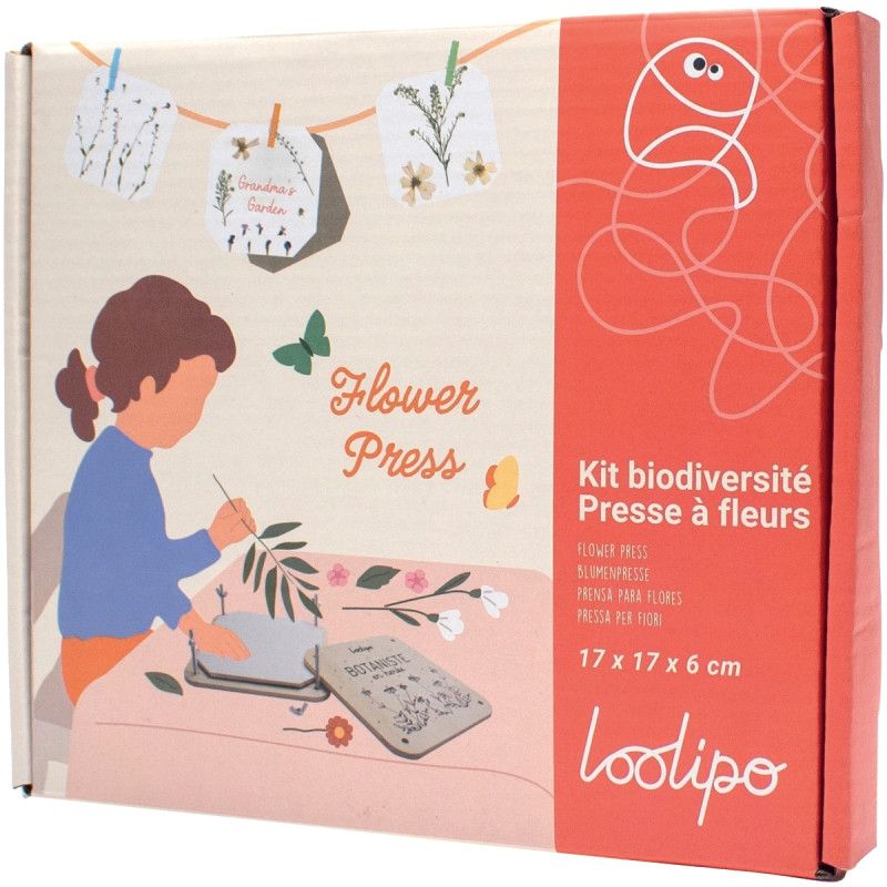 Presse à fleurs et feuilles en bois