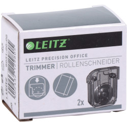 Lot de 2 lames de rechange coupe droite pour rogneuse Leitz Precision