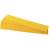 Paquet de 10 feuilles crépon ordinaire 200x50 cm jaune