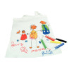 Pochette de 12 feutres SETASKRIB pour tissus, couleurs assorties