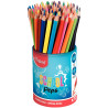 Pot de 72 crayons de couleur Schoolpeps