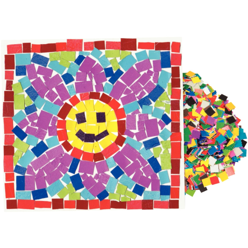 Sachet de 10 000 mosaïques papier 1 cm