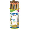 Pot de 24 crayons de couleur or / argent