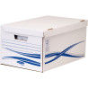 Paquet de 5 containers avec couvercle blancs