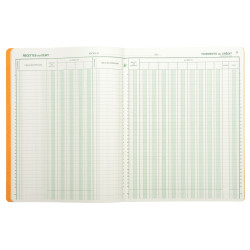 Piqûre de 80 pages Caisse/Banque format 25 x 32 cm