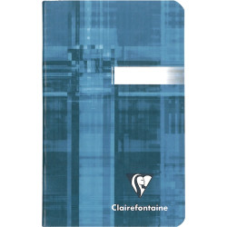 Carnet piqué 96 pages CLAIREFONTAINE, format 9x14 cm, quadrillé 5x5, p