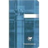 Carnet piqué 96 pages CLAIREFONTAINE, format 9x14 cm, quadrillé 5x5, p