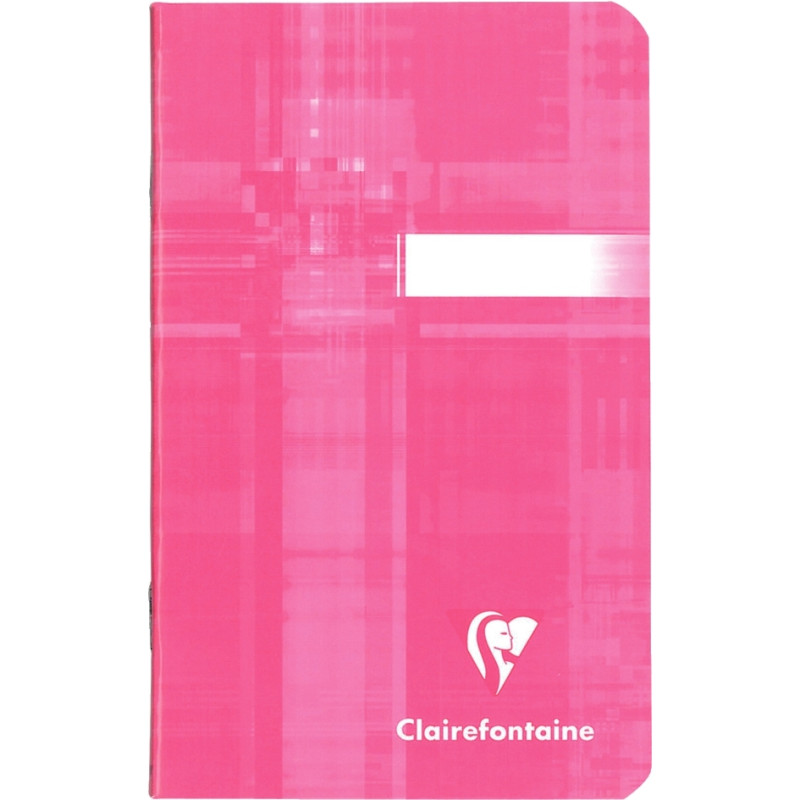 Carnet piqué 96 pages CLAIREFONTAINE, format 9x14 cm, quadrillé 5x5, p