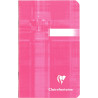 Carnet piqué 96 pages CLAIREFONTAINE, format 9x14 cm, quadrillé 5x5, p