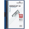 Paquet de 5 chemises DURACLIP 3mm bleu foncé
