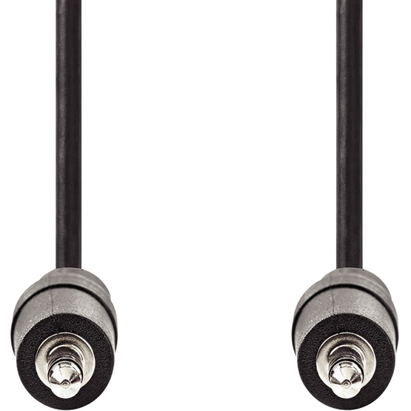 Cordon jack 3.5mm noir 2m