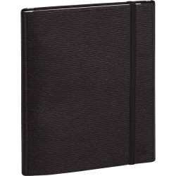 Agenda semainier All in one 15x21cm noir