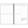 Agenda semainier All in one 15x21cm noir
