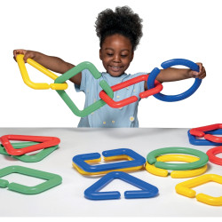 Lot de 16 chainons taille XXL en plastique