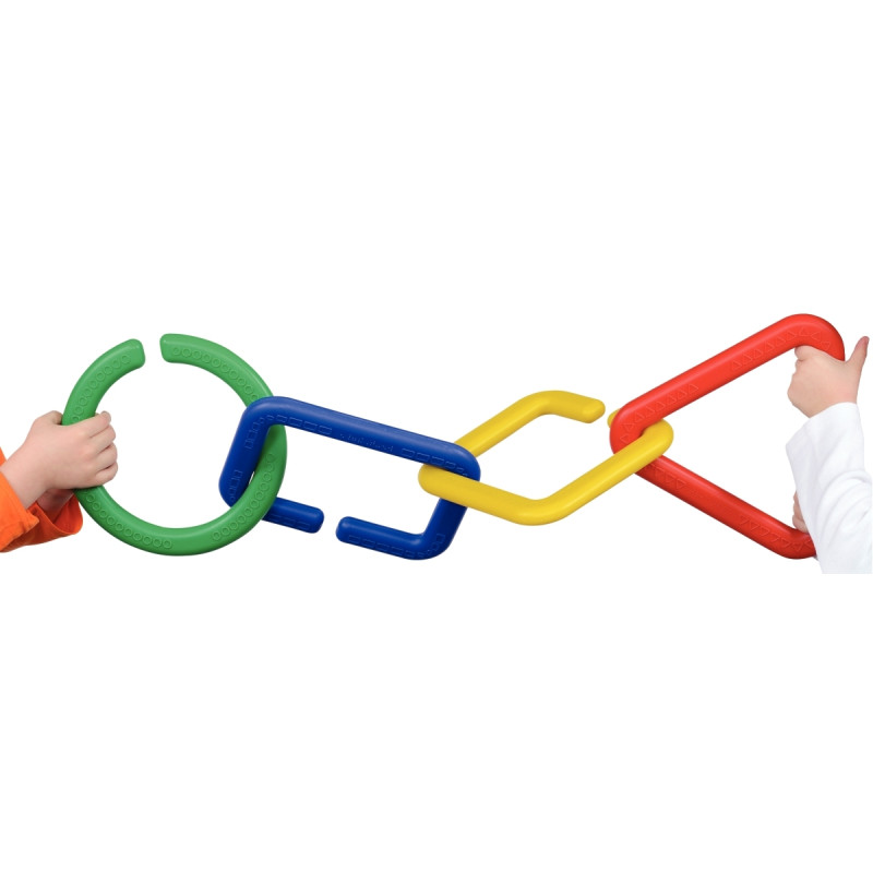 Lot de 16 chainons taille XXL en plastique