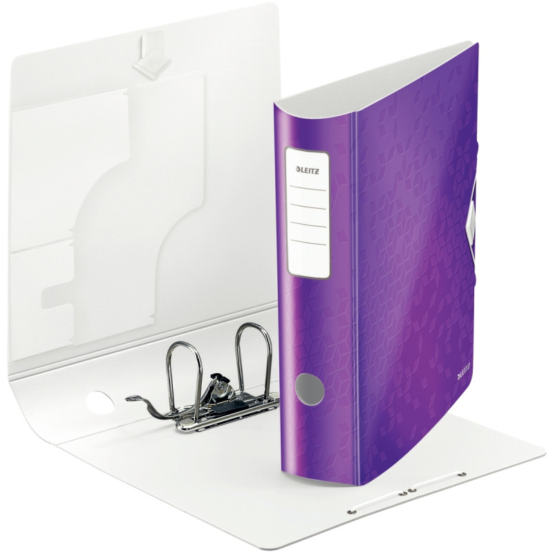 Classeur à levier en polypropylène Leitz WOW Active 180°, dos 75 mm, v