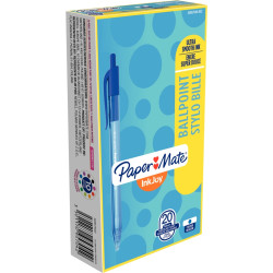 Boîte de 20 stylos Inkjoy 100 rétractable bleus