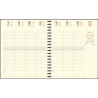 Agenda semainier Swan 18.5x22cm gris