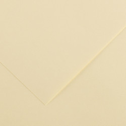 Paquet de 10 feuilles Colorline 50x65 cm 150 g crème