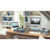 Module 2 tiroirs MOOVUP gris/vert d'eau