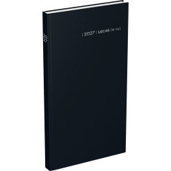 Agenda comptoir euro/centimes noir