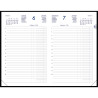 Agenda comptoir euro/centimes noir