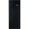 Agenda banquier long 2 volumes noir