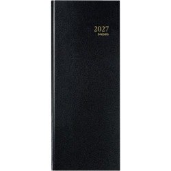 Agenda banquier long 1 volume noir
